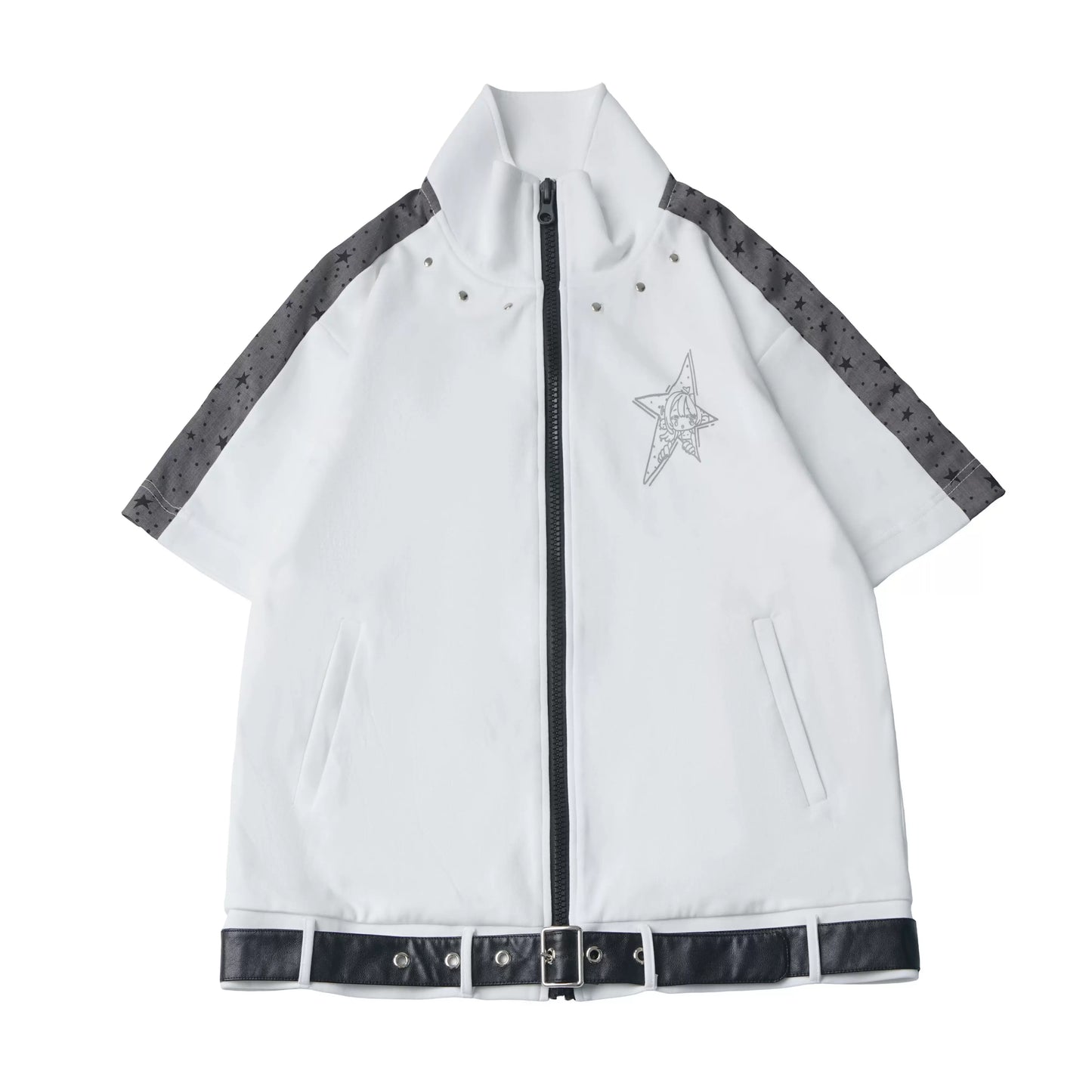 Monochrome Star Dot Shorts Set