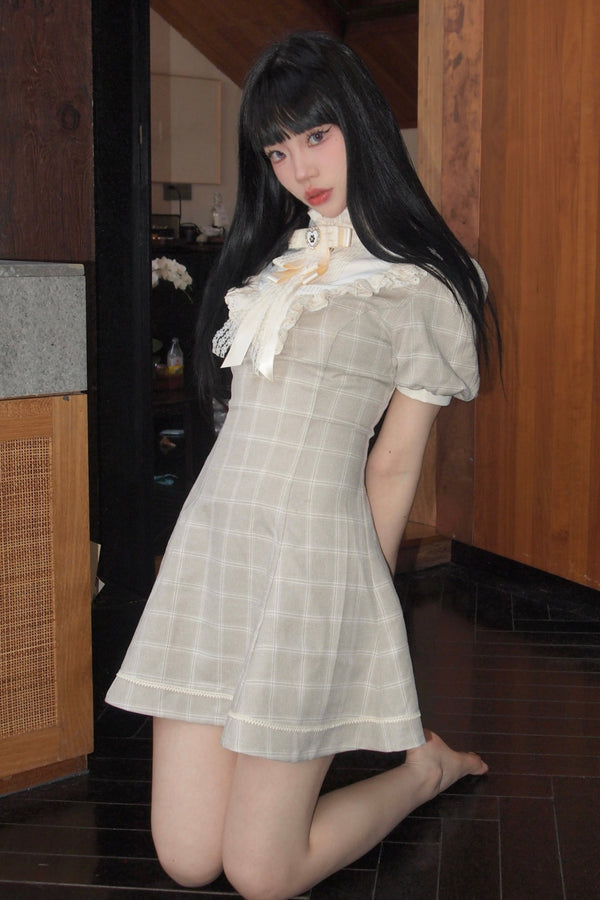 プレイドエーラインサマードレス