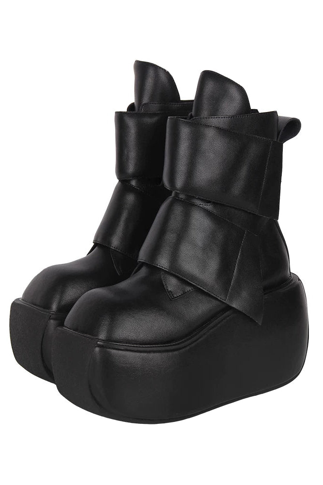 Dark Punk Mid-Calf Boots