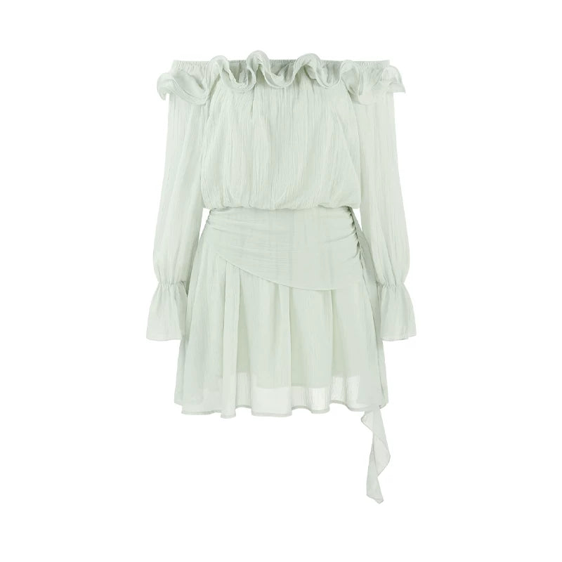 One-Shoulder Tencel Dress