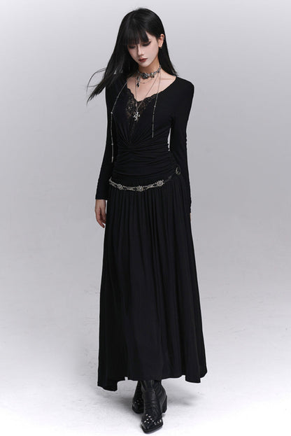 Mode Dark Long Dress