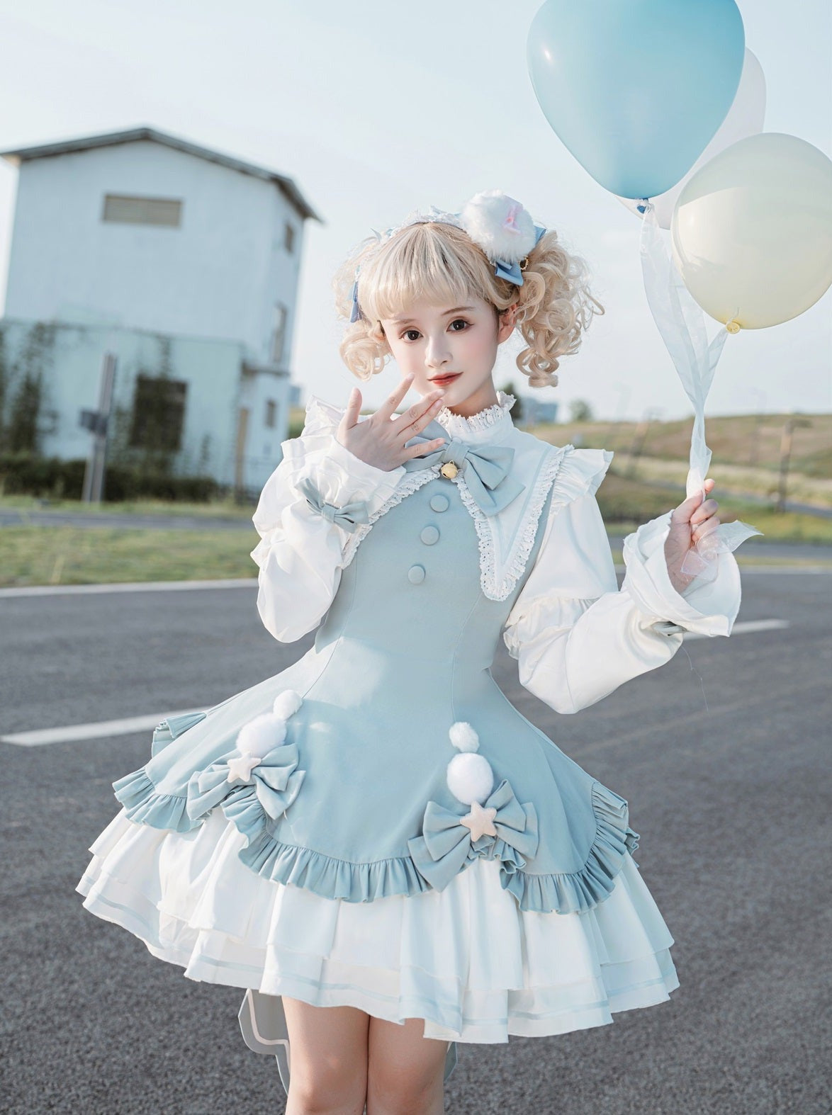 即購入＊騎士少女 ロリータ ドレス イギリス風 - コスプレ