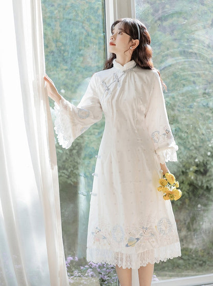 China Retro Long Dress