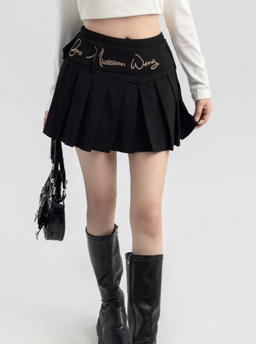 Logo Bic Style Short Skirt