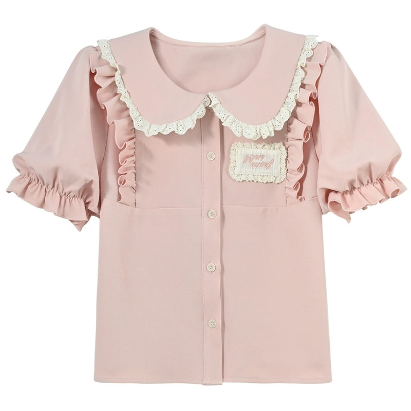 ガーリーグレーピンクセットアップ