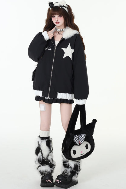 Rabbit Equidary Cotton Jacket