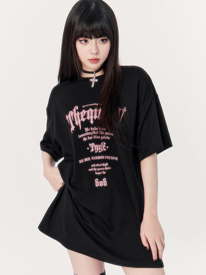 Mode gothic oversized tops