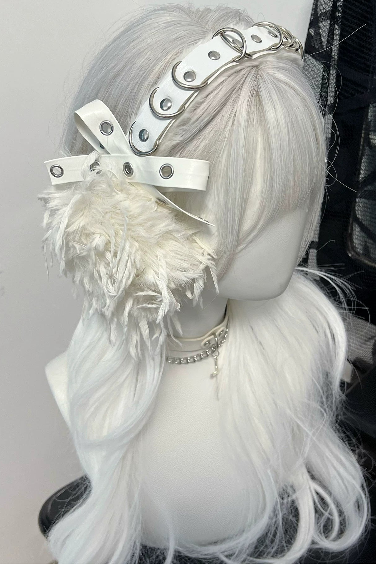 Dark Punk Fur Earmuffs