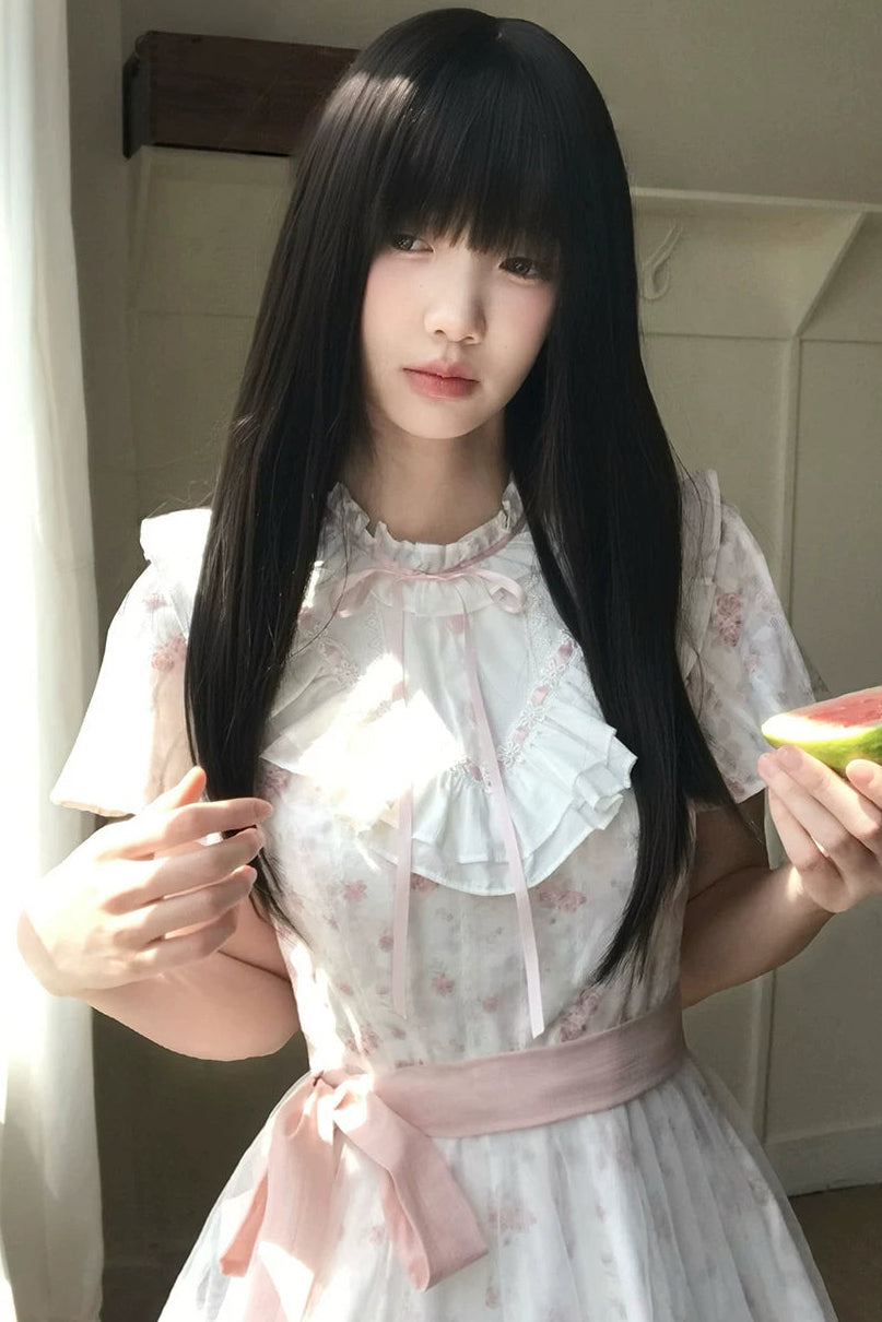 ミスティフローラルレースドレス