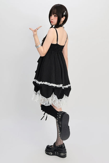 地雷レースキャミソールワンピース