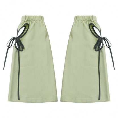 シフォンチャイナシャツ＋キャミソール＋ショートスカート＋ロングスカート＋レッグウォーマー