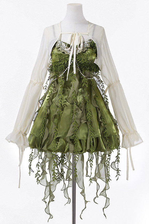 Forest Girl China Dress + Top + Skirt