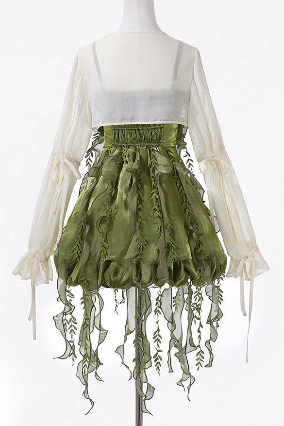 Forest Girl China Dress + Top + Skirt