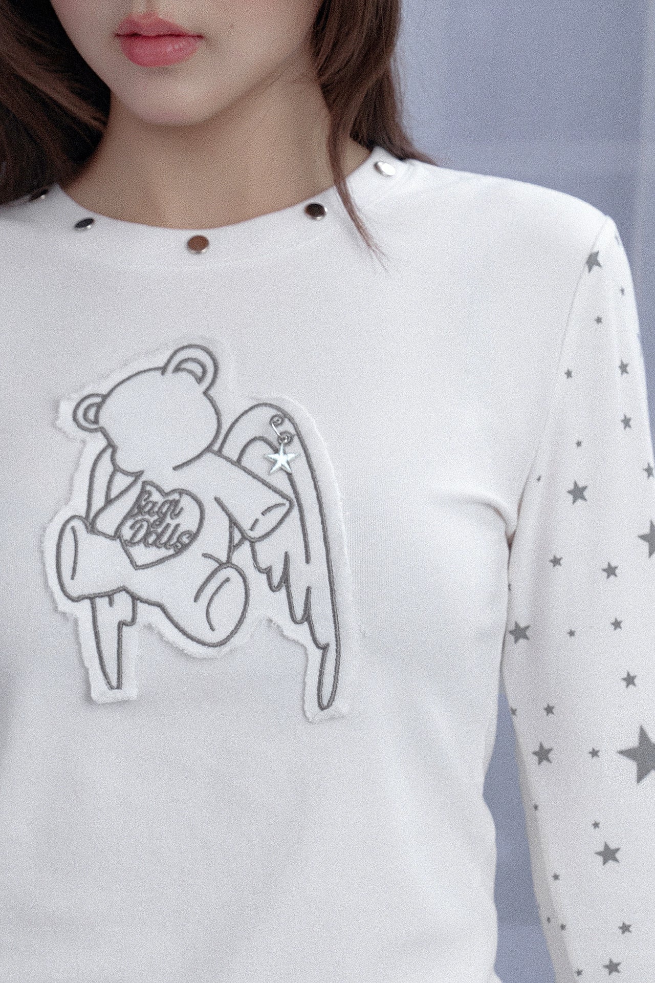 ホワイトスターエンジェルベアトップス