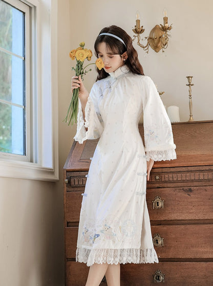 China Retro Long Dress