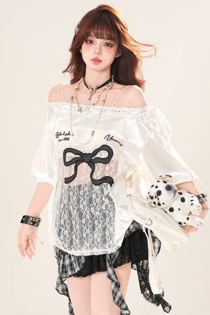 ドリーミーホローショルダートップス