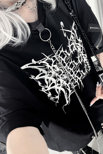 Subculture Dark Circle Spider Tops