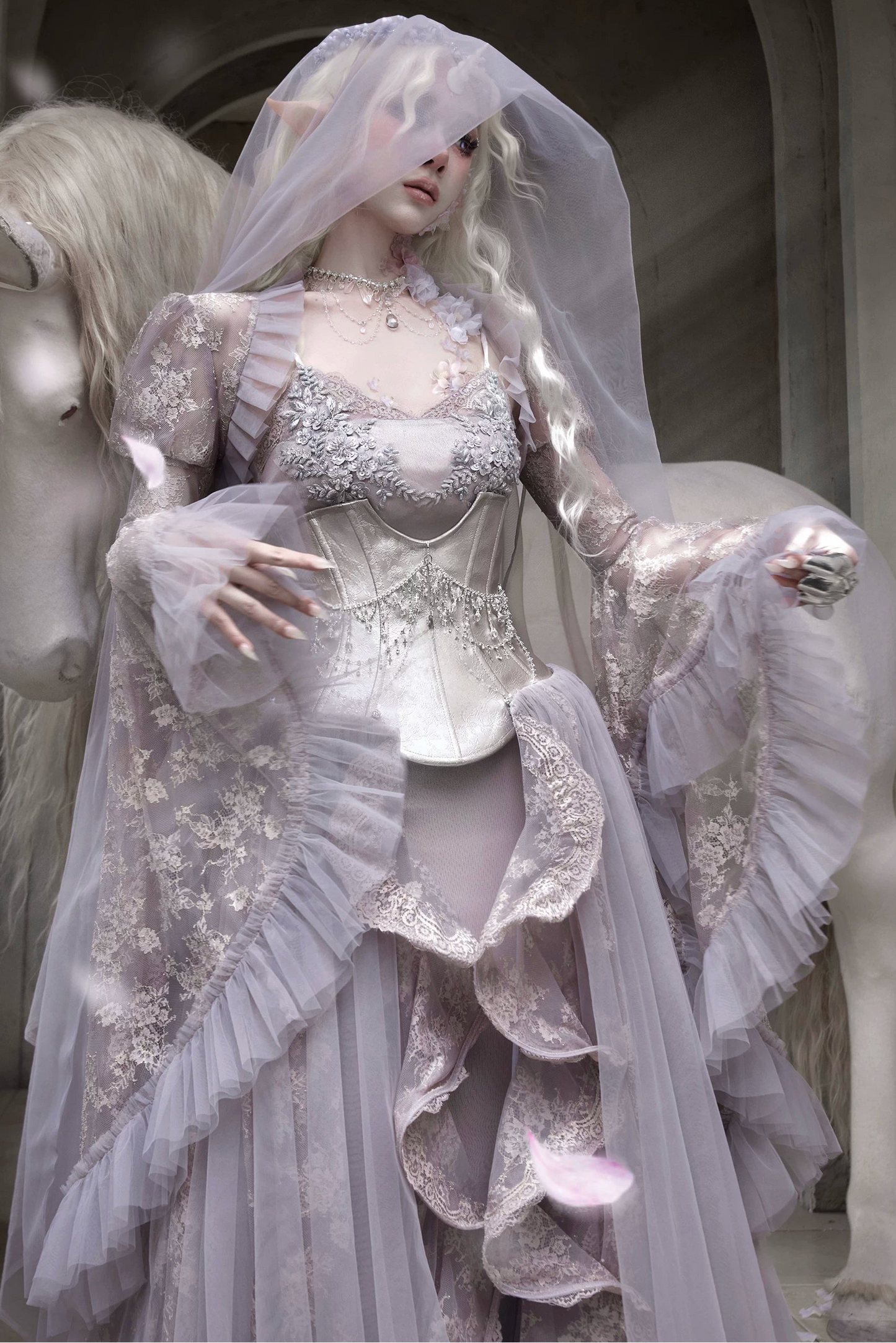 Moonlight Lace Fairy Top