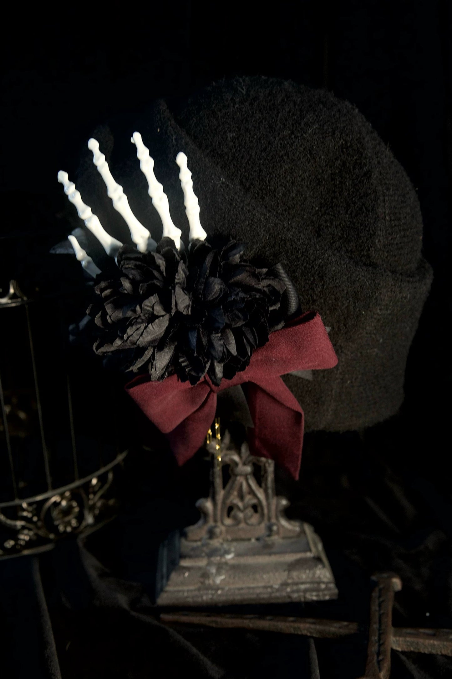 【予約商品】ゴシックロリータハット+ネックレス+ブローチ