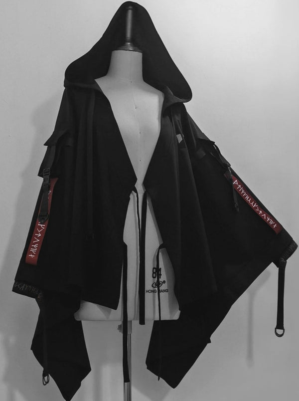 Waistland Cool Hooded Cardigan + Jumper Skirt + Inner Tops [Reserved Item].