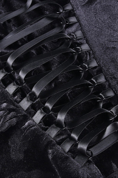 レースコルセットキャミトップス