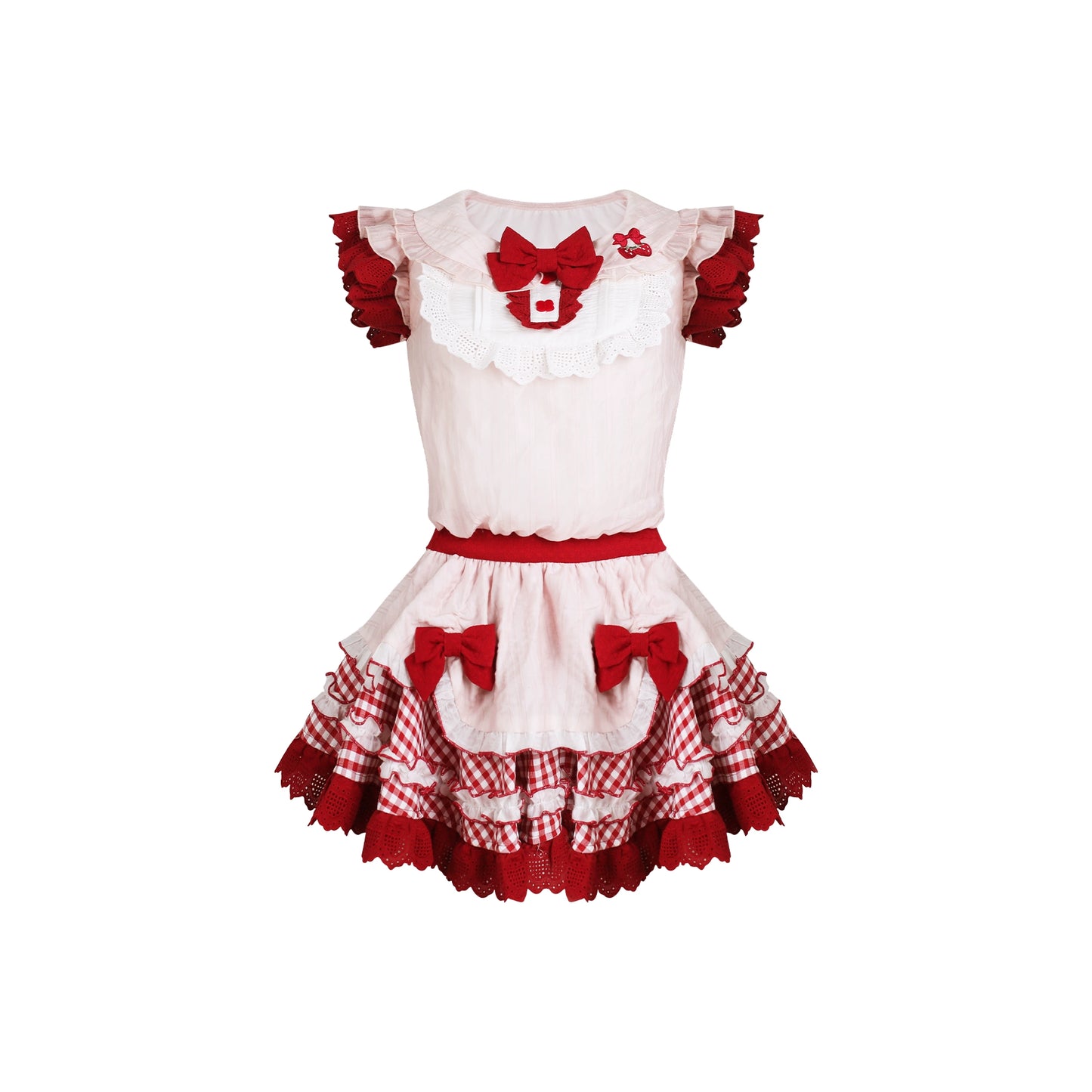 Strawberry Sweet Cream Dress + Inner Pants