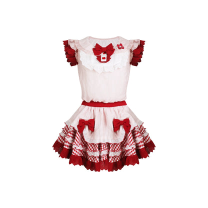 Strawberry Sweet Cream Dress + Inner Pants
