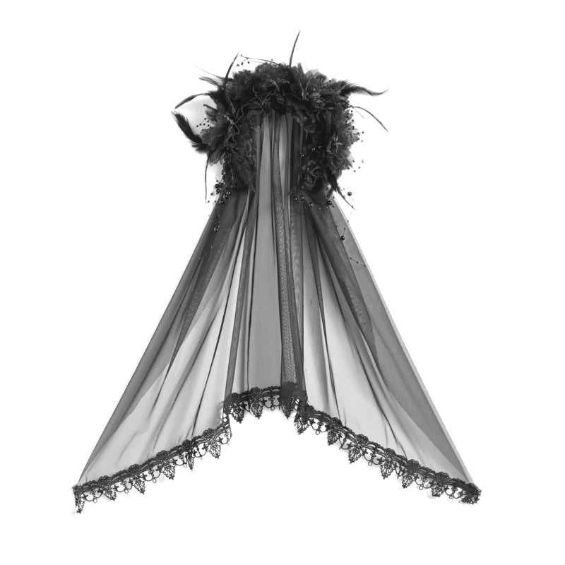 Thriller Gothic Flower Veil