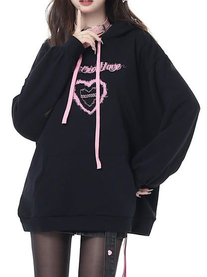 Dopamine Love Print Hoodie Trainer