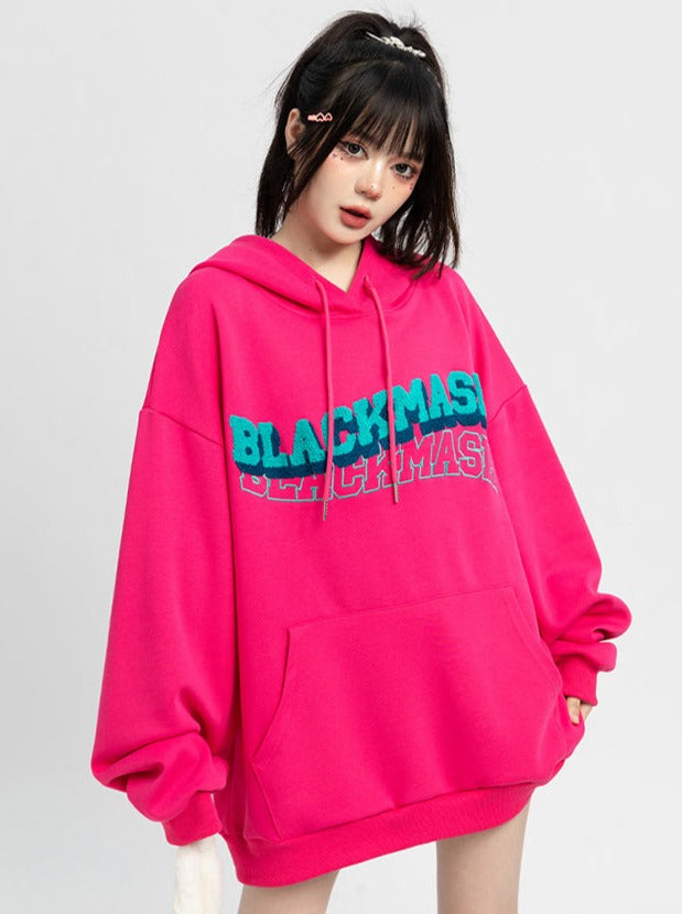 American High Street Logo Over Hooded Hoodie