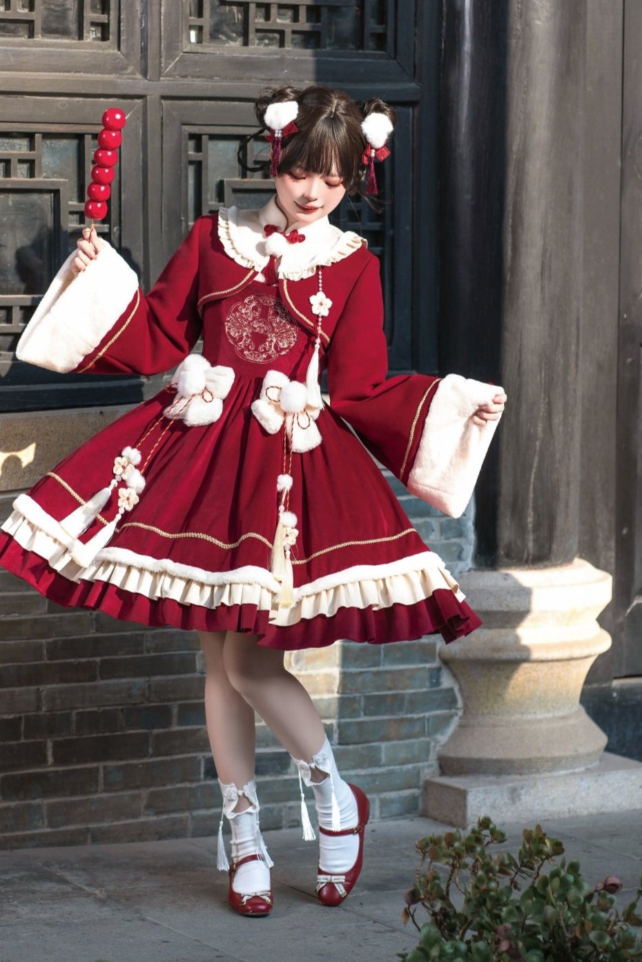 New Year Chinese Style Lolita Dress Set-Up