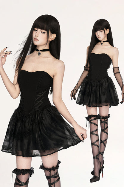 Gothic-Meerjungfrau-Modekleid