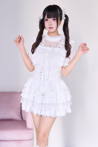 Mine lace top + cake skirt