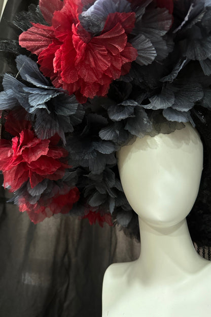 Dark Rose Gothic Lolita Hat