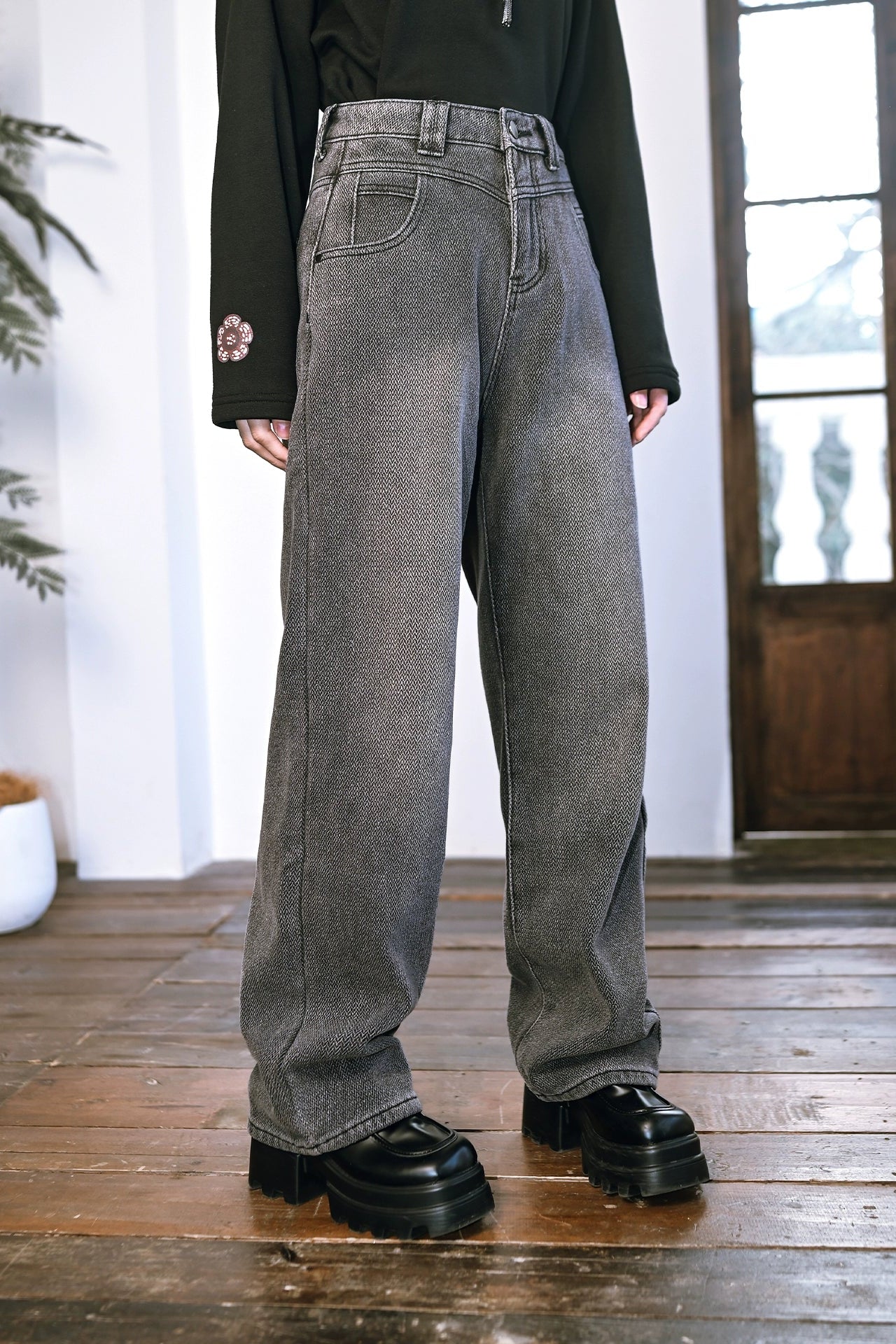 モードスターフリースライナードジーンズ