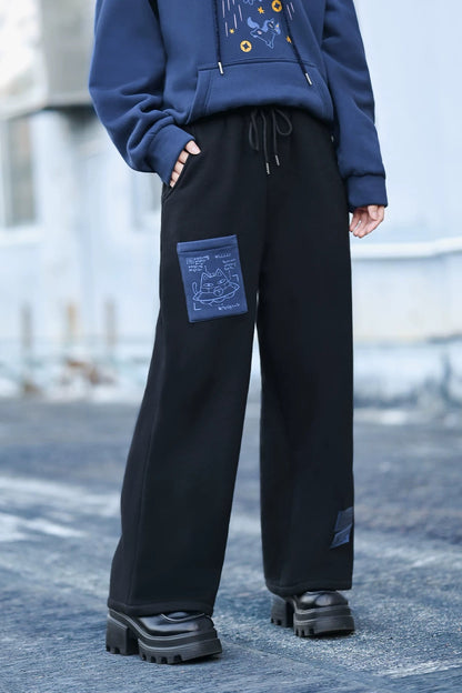 スターキャットシーフフリーススウェットパンツ