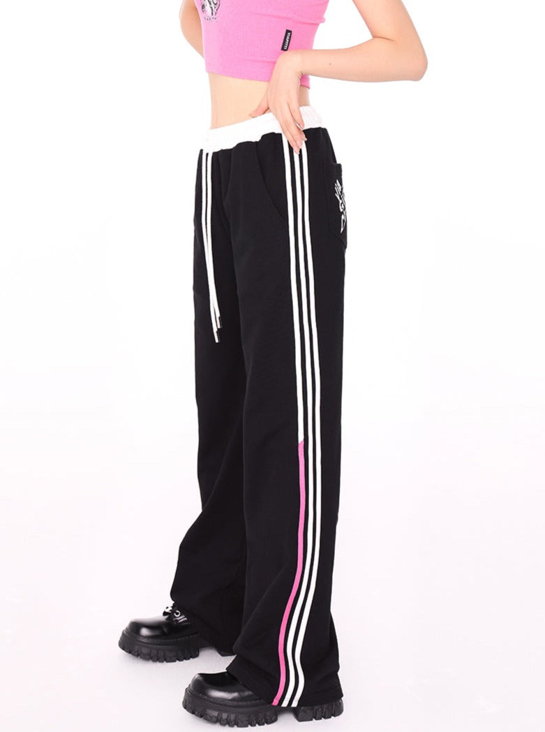 Casual loose striped pants