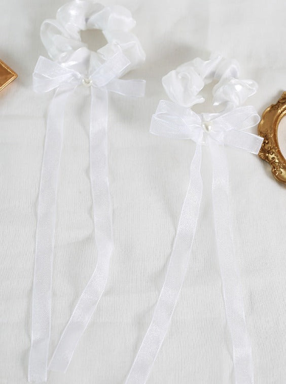 ダブルポニーテールロリータヘアアクセサリー