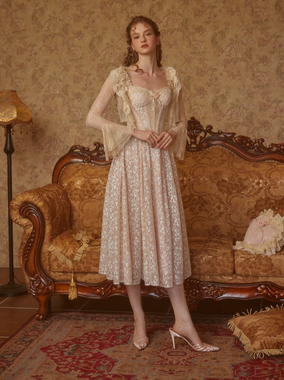 Retro Sweet Elegant Long Dress
