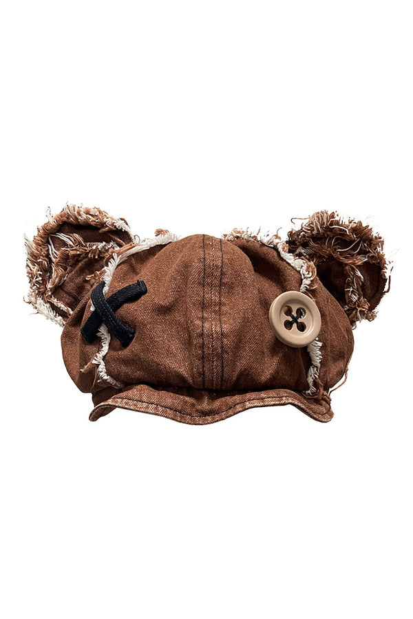 Sombrero lógico de muñeca con sombrero de oso