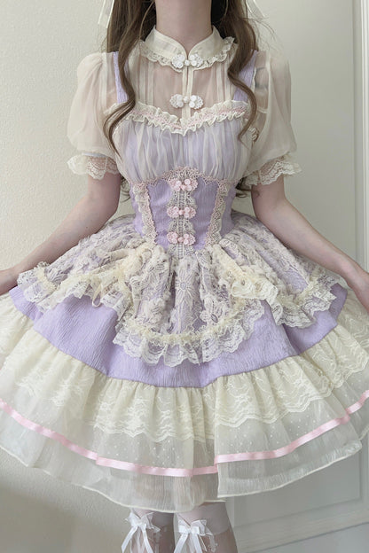 Sweet Ballet Style Lolita Suspender JSK Dress