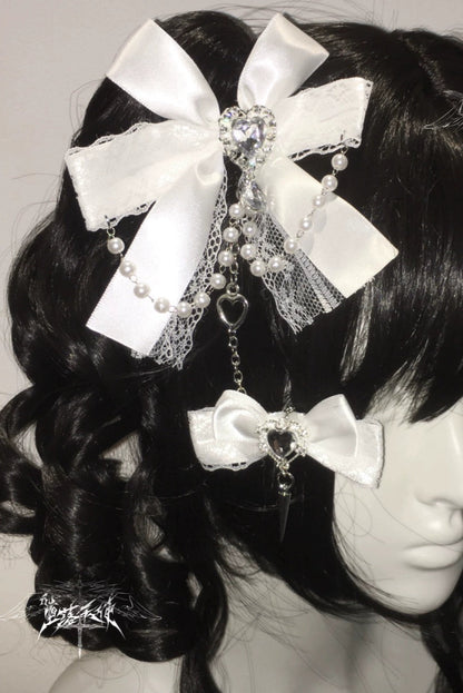 レースリボンサブカルクリップ