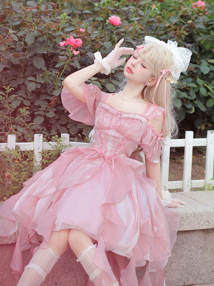Light Flower Fragrance Fairy Cute Dress