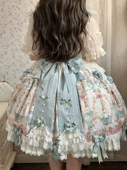 【6月16日予約締切】アンティークジェムストーンパヒュームシリーズアクセサリー（ボンネット・ヘアバンド・チョーカー1/2・アームカバー・バックリボン1/2）