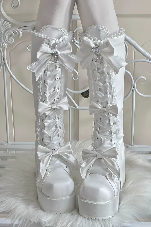 ナイトダークレースアップブーツ