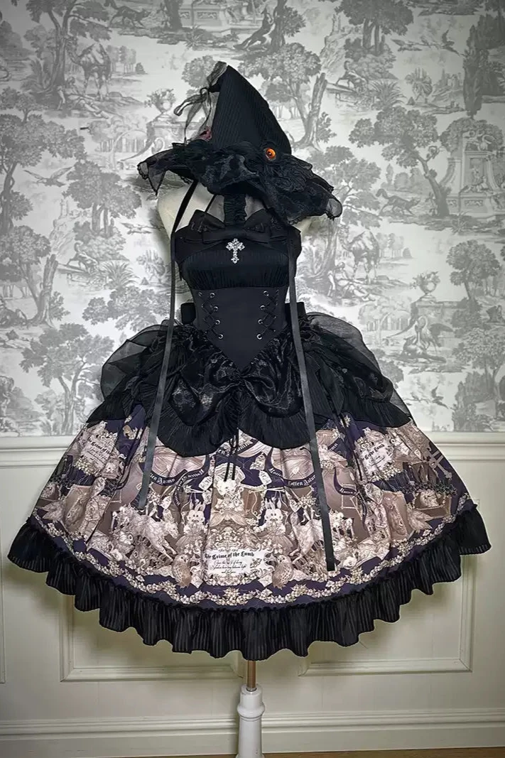 [Reservation deadline on October 13] Mystery Gothic Style Big Ribbon Hol Tadress