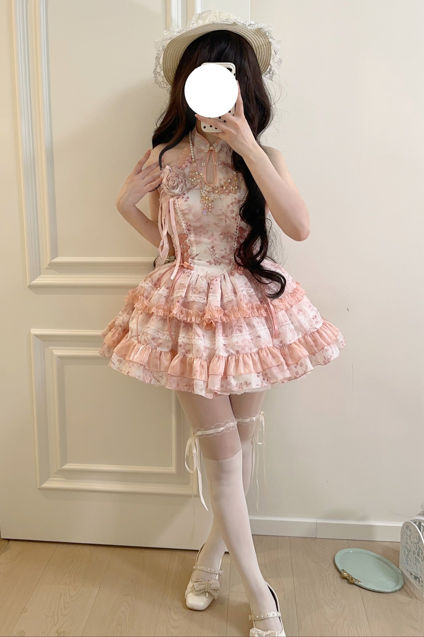 Peach Sugar Sweet Lolita Dress