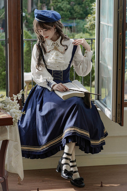 [Pre-order Deadline: August 30] Church Choir Gothic Cape Dress Set + Classical Blouse