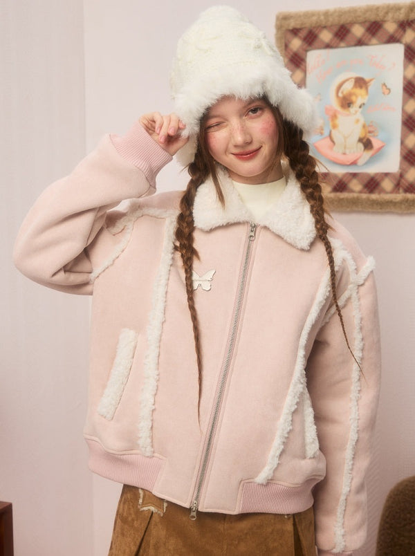 スイートバイカーバタフライウールジャケット