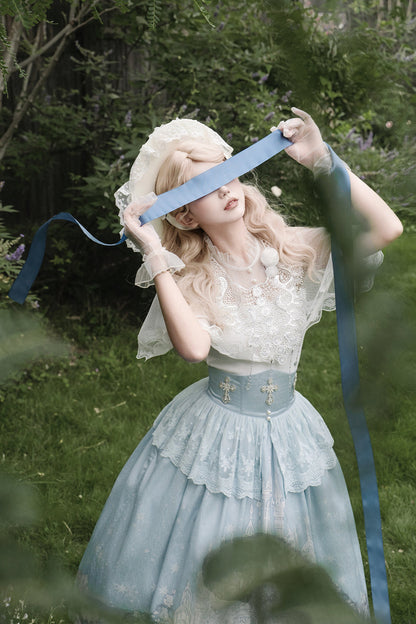 Elegant Princess Cape + Camisole + Skirt